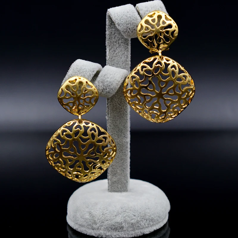 Ювелирные изделия ZEADear цветок ажурный Дубай Заявление набор ювелирных изделий 2021