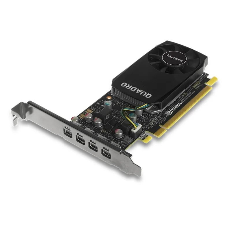 

Leadtek NVIDIA Quadro P1000 4GB GDDR5/128bit/82GBps CUDA Core 640 Modeling Rendering Graphics Professional Graphics