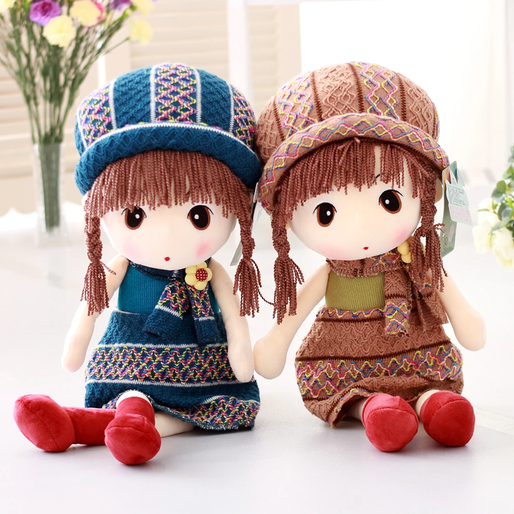 Милая мультяшная шапка-свитер 40 см высококачественная искусственная плюшевая