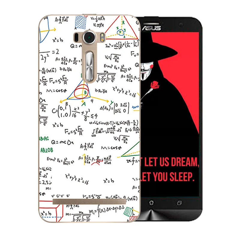 Phone Case Soft TPU for Asus ZenFone 2 Laser ZE550KL 5.5 inch Colorful Pattern Zenfone Ze551kl Z00LD Back Cover |