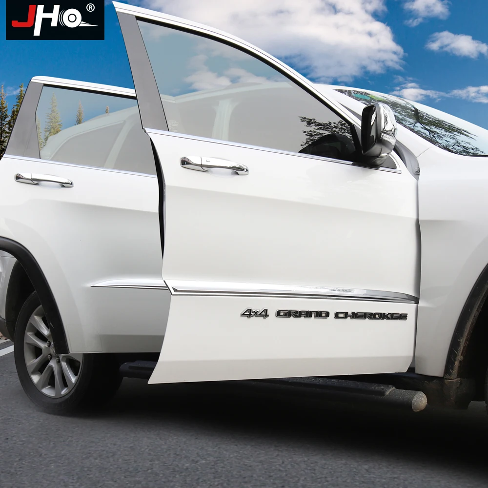 JHO ABS Хромированная накладка на боковую дверь кузова автомобиля для 2014 2018 Jeep Grand