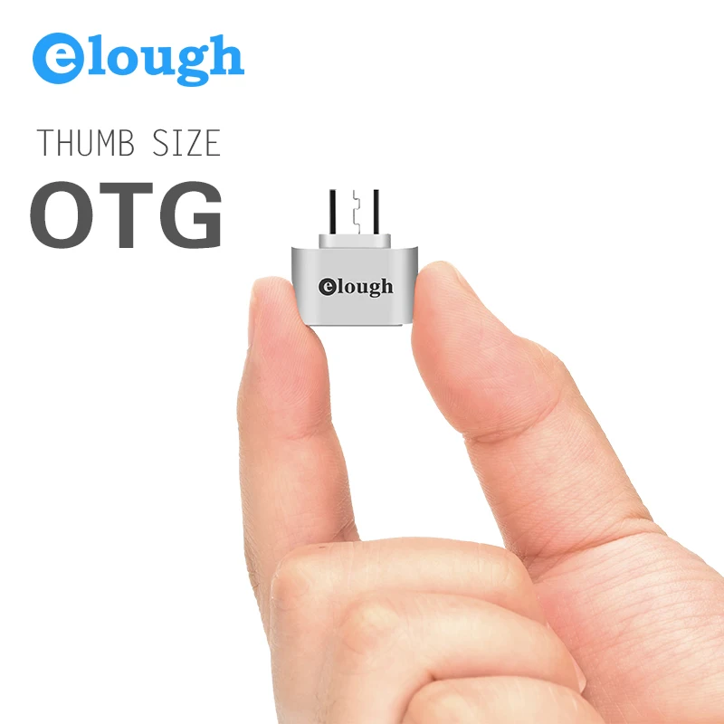 Elough OTG Micro USB адаптер для флеш-накопителя ПК OTG конвертер для samsung Xiaomi HUAWEI Microusb мобильный телефон мини OTG адаптер