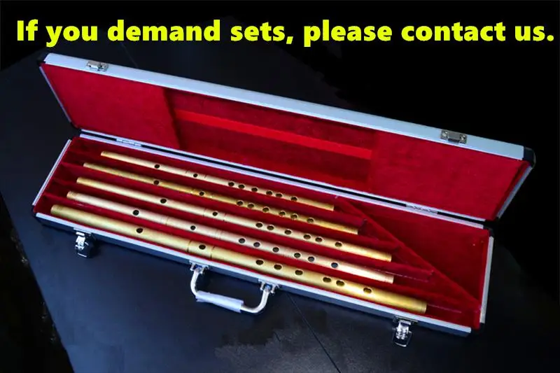 Металлическая D-образная флейта из латуни металлическая одна секция