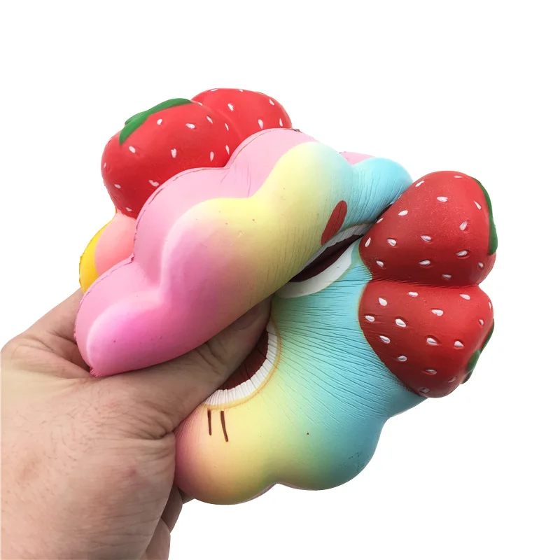 20 Kawaii клубника торт форма крем ароматизированный мягкий медленно