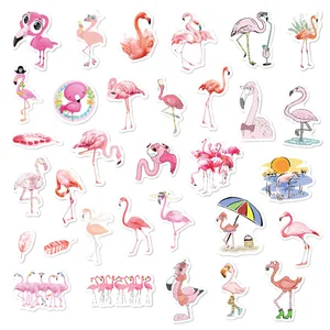 Розовый стикеры Фламинго Декоративные Канцелярские наклейки Скрапбукинг DIY дневник альбом лейбле палки