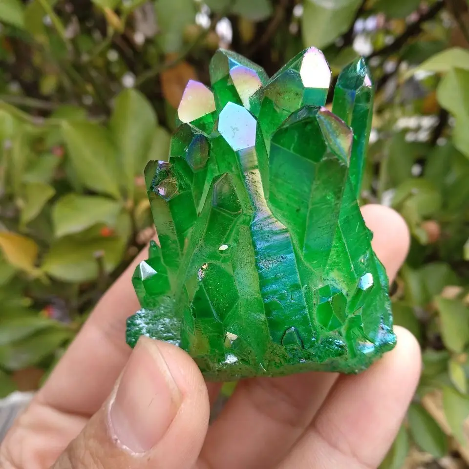 80 г натуральный коллекционный мистический Кристалл кластер Druzy Geode образец|Камни|