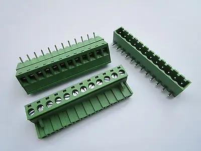 20 шт. разъёмы для клеммной колодки 5 08 мм|terminal block|terminal block pluggablepluggable terminal |