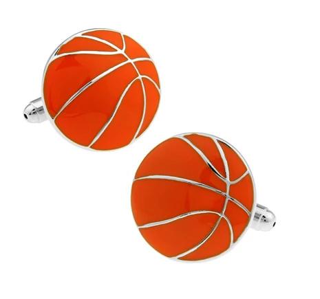 basketball IGame Новое поступление новые Запонки 18 необычных дизайнов латунный материал запонки для мужчин - Окраска металла: basketball