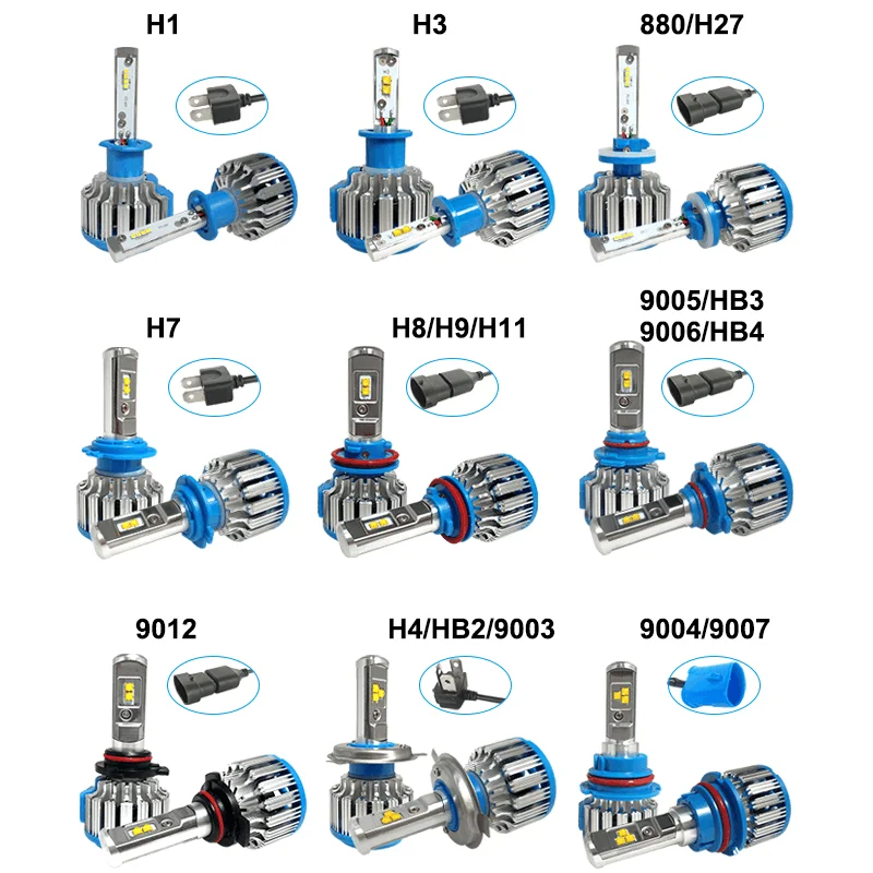 Cnsunnylight H4 H13 Hi/lo автомобиля светодиодные фары высокой Мощность HB2 9003 9007/HB5 9004/HB1 40 Вт X2 белый 6000 К лампы заменить би ксеноновая лампа