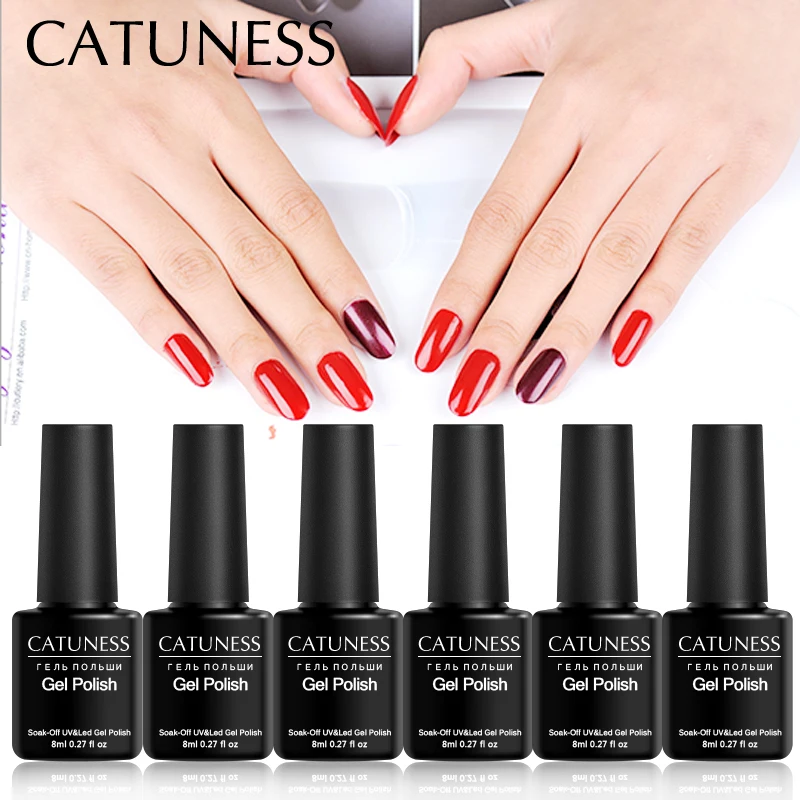 CATUNESS 3 в 1 УФ гель арт Vernis Полупостоянный впитывающий для ногтей одношаговый лак без необходимости верхнего