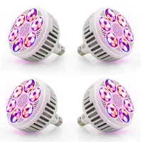 New 4pcs/lot 120W LED Grow Light Full Spectrum AC85 265V E27 Growing Lamp For Indoor Plants Growing Flowering Hydroponics System