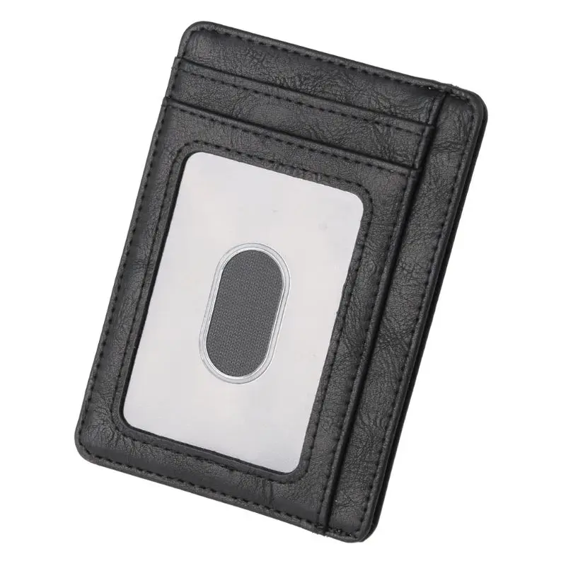 

Hot Sell Slim RFID Blocking Leather Wallet Credit ID Card Holder Purse Money Case for Men Women