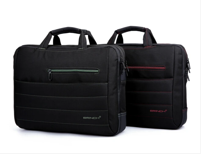Сумка-мессенджер для ноутбука и планшета Brinch 15 6 17 3 дюйма однотонный нейлоновый