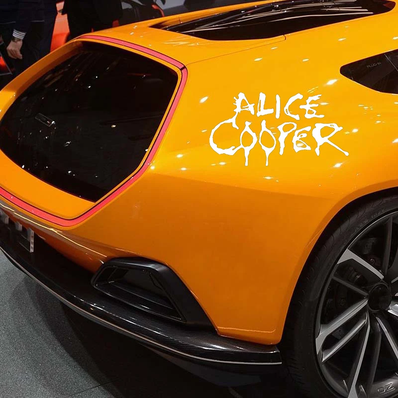 Виниловая наклейка на окно или бампер для Alice Cooper рок-ролл модные персональные