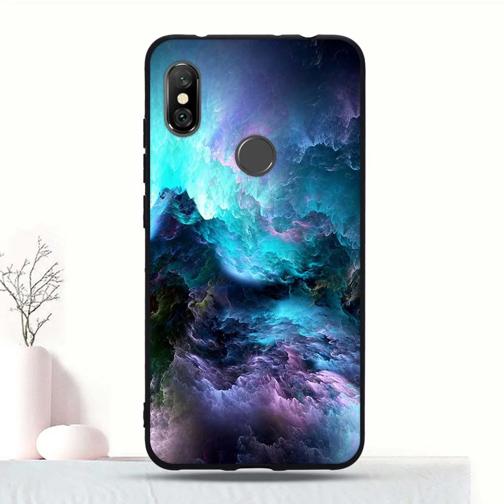 for xiaomi redmi note 6 pro phone case silicone for xiaomi redmi note 6 bumper housing 3d printed for redmi note 6 pro funda free global shipping