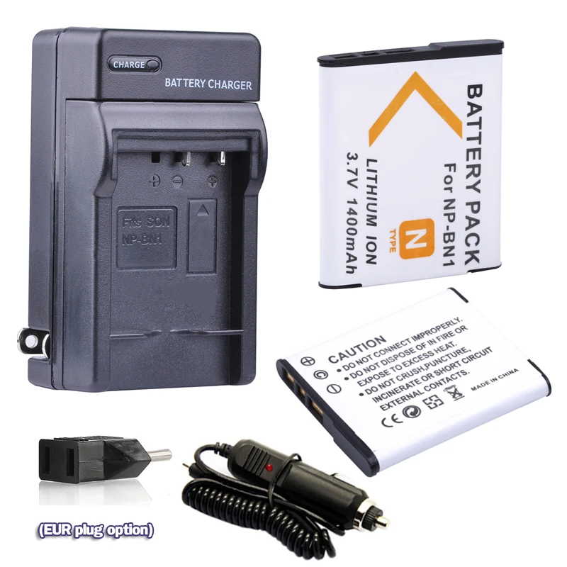 2x bateria NP BN1 батарея + Автомобильное зарядное устройство для Sony Cyber shot DSC TX5 TX7 TX9 TX10 TX30