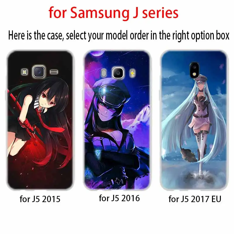 esdeath art case Cover TPU Silicone Coque For Samsung Galaxy J6 J8 J3 J5 J7 J4 J2 J1 Plus 2018 2016 2017 EU Prime Ace | Мобильные