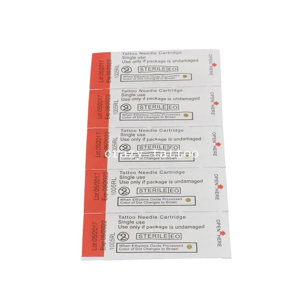 Новое поступление картридж Иглы для татуажа 20 шт./кор. Круглый Liner BugPin Вышивка