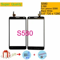 original for lenovo s580 s 580 touch screen digitizer touch panel sensor front outer glass lens s580 touchscreen no lcd 5 0
