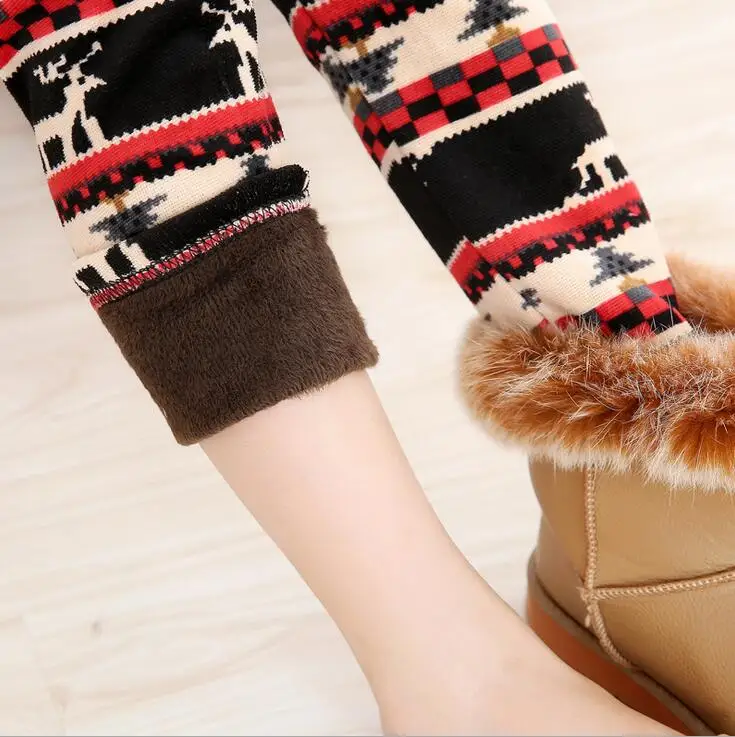 Новые Теплые осенне-зимние леггинсы для девочек бархатные штаны с цветочным