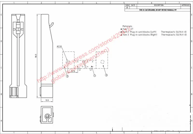 PCB направляющая схема на основе печатной платы для направляющей нейлоновой