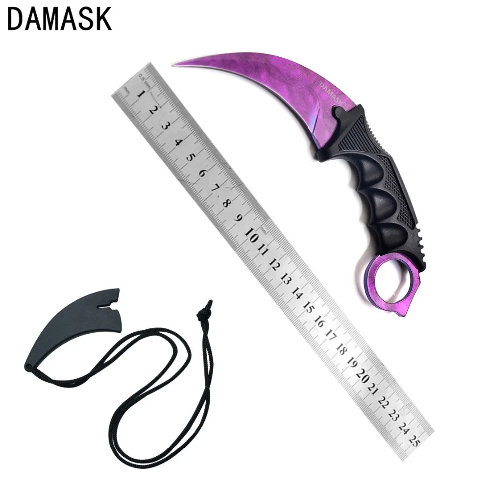 Cs Go охотничий нож выживания Tactical a ножи Karambit Supervivencia настоящие Outillageбыл Куто Tactique
