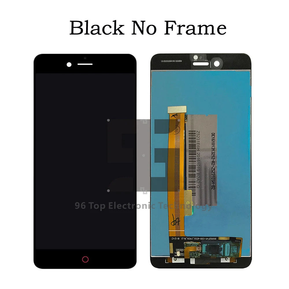 AA + качественный lcd 5 2 ''черный/белый для zte Nubia Z11 Mini S NX549J ЖК дисплей кодирующий