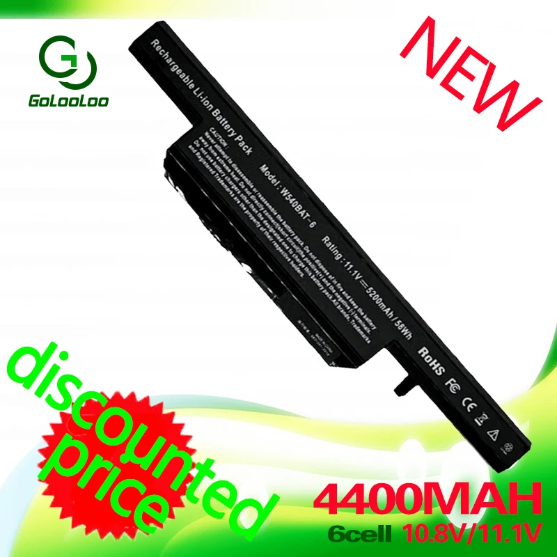 4400 мАч 11,1 В ноутбука Батарея W540BAT-6 для CLEVO W540BAT 6 W550SU1 W550SU2 W551SU1 6-87-W540S-427 6-87-W540S-4U4