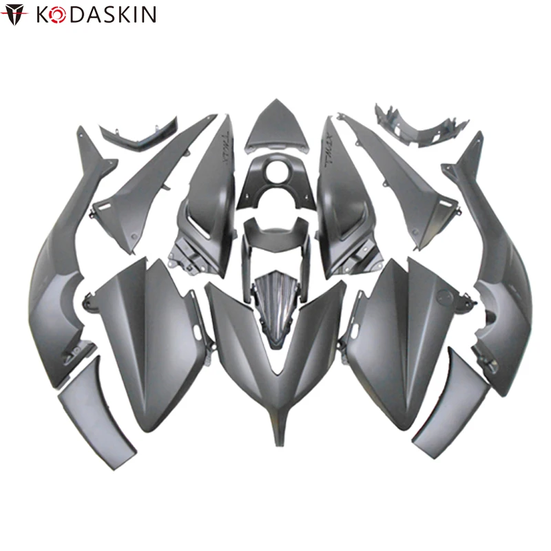 KODASKIN TMAX полные комплекты обтекателей для Yamaha TMAX 530- ABS Инжекционный литьевой корпус работа Nardo темно-титановый серый