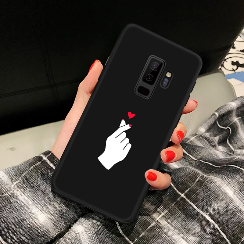 Чехол для телефона Samsung Galaxy S10 S9 S8 Plus силиконовый матовый чехол из ТПУ с милым
