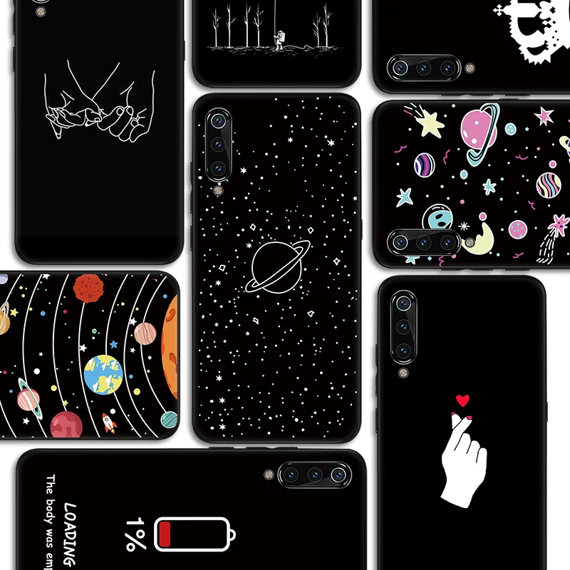 Soft TPU Shell Cover For Xiaomi Mi5X A1 Mi9 Mi9SE Pattern Shockproof Phone Case For Xiaomi Redmi GO 7 Note7 Silicone Funda