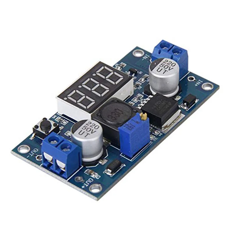 LM2577 DC регулируемый Повышающий Модуль питания 3 значный дисплей|Инверторы и
