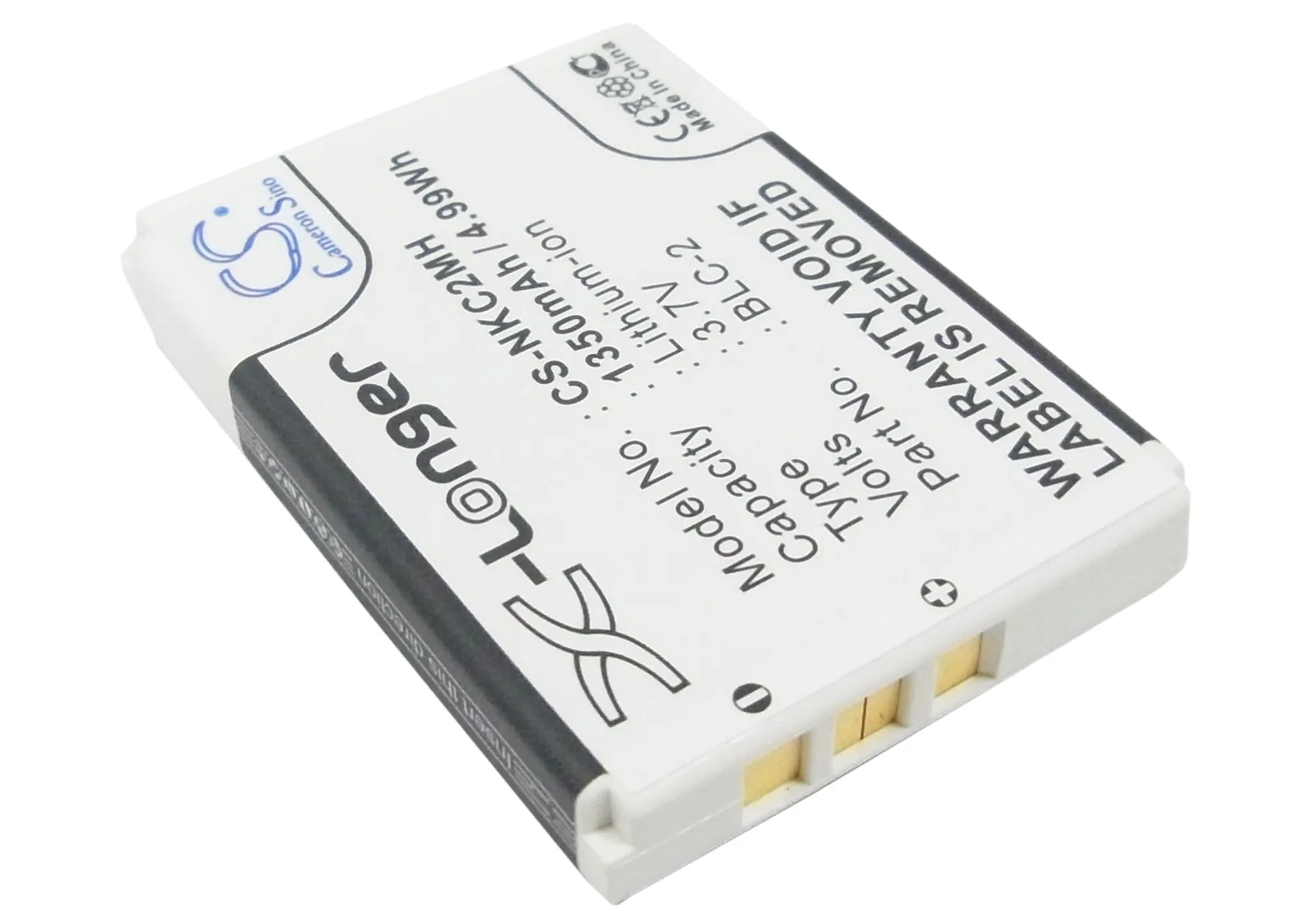 Cameron sino аккумулятор высокого качества 1350mAh BLC-2 для Nokia 1220 1221 1260 1261 2260 3310 3315 3330 OBI