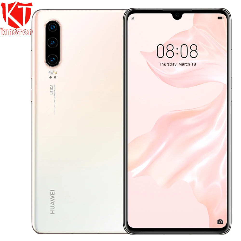 Оригинальный мобильный телефон HUAWEI P30 6 1 &quot8 ГБ ОЗУ 64 Гб ПЗУ Kirin 980 Qcta Core 3 фронта 40MP +