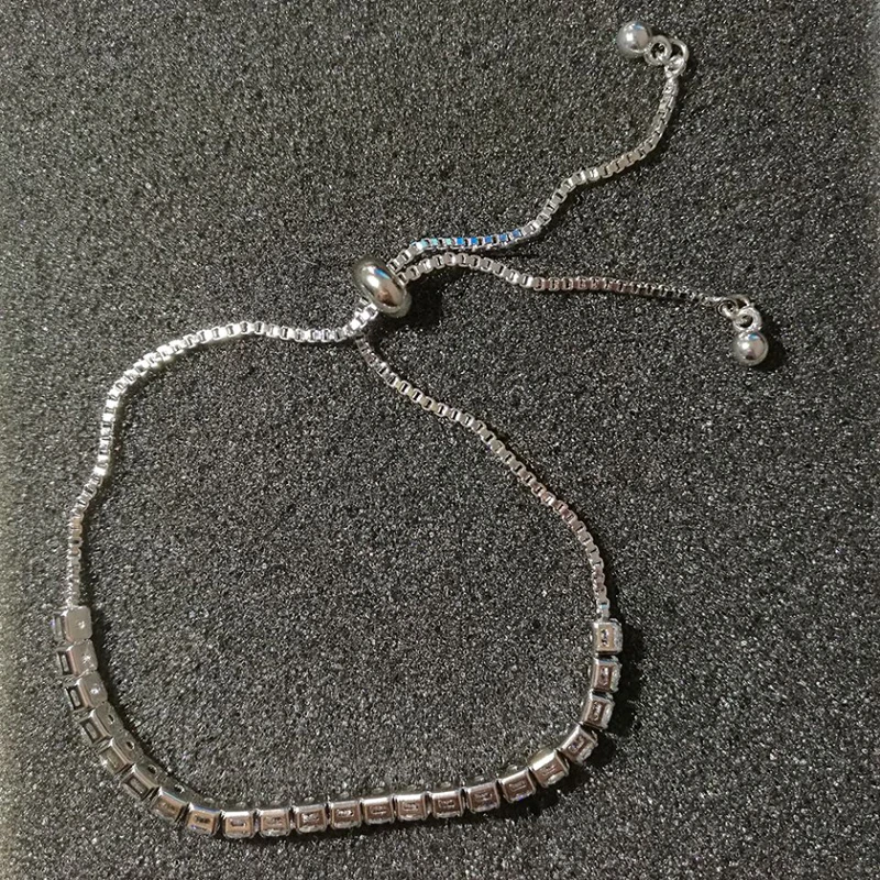 Браслеты HIBRIDE женские с круглыми Фианитами модные ювелирные украшения золотого