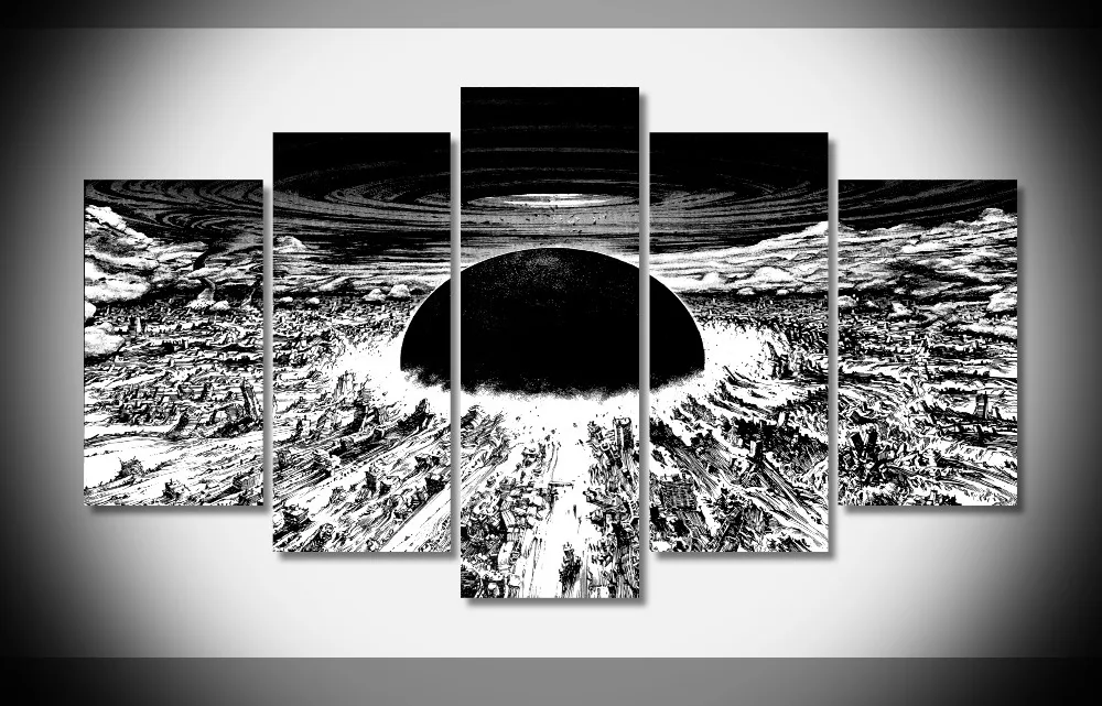 7083 6587 Акира HD обои Плакат оформлена галерея wrap art печати домашнего декора стен