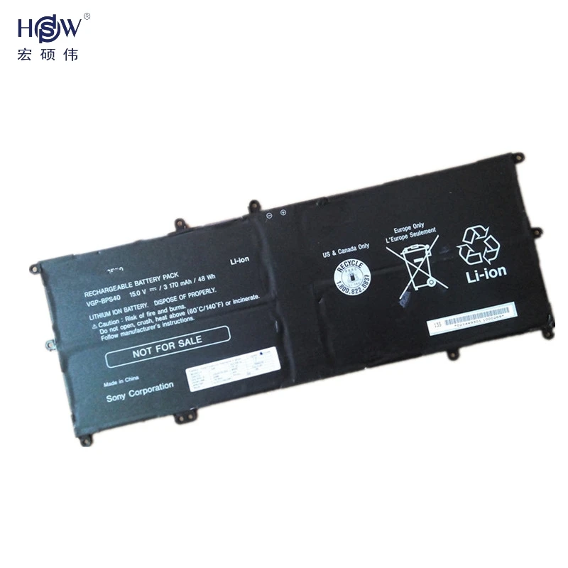 HSW ноутбука Батарея для SONY флип SVF VGP-BPS40 15A SVF15N17CXB 14A SVF14N SVF14NA1UL UltraBook BPS40 | Компьютеры