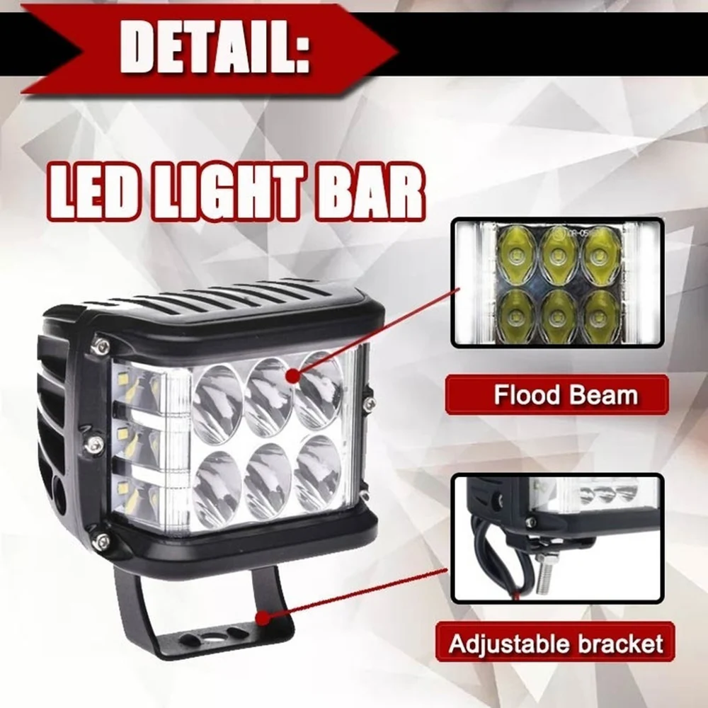 1 шт. светодиодные кубики для внедорожника 12 В|Передние LED-фары авто| |