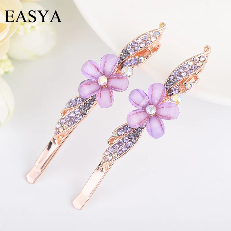Хит продаж заколки для волос EASYA женщин и девушек модная шпилька с кристаллами