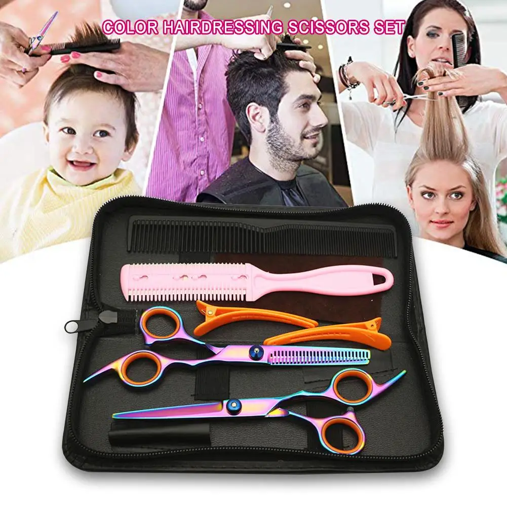 

6.0 Professional Hairdressing Scissors Hair Professional Barber Scissors Set Hair Cutting Shears Scissor Haircut Tools