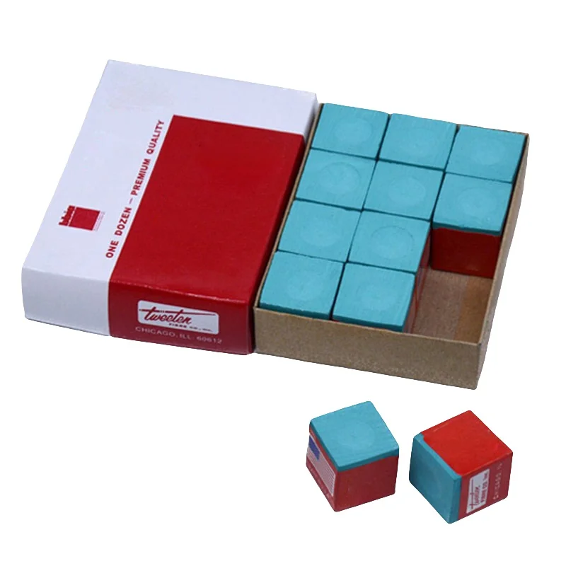 

Высококачественный Мел для бильярда 12 шт., не скользящий для сухого и масляного бильярда, аксессуары для спорта в помещении