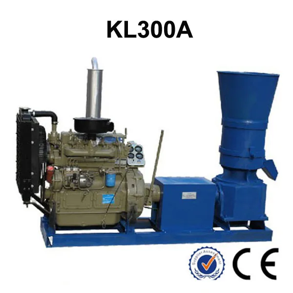 Дизельный двигатель KL300A 55HP гранулятор корма для животных пресс-машина для производства пеллет