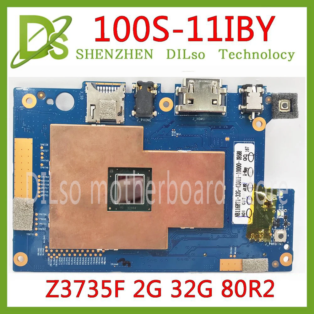 Kefu 100S-11IBY материнская плата для lenovo Thinkpad 100S-11IBY Материнская плата ноутбука процессор Z3735F ram 2G 32G тестовая работа