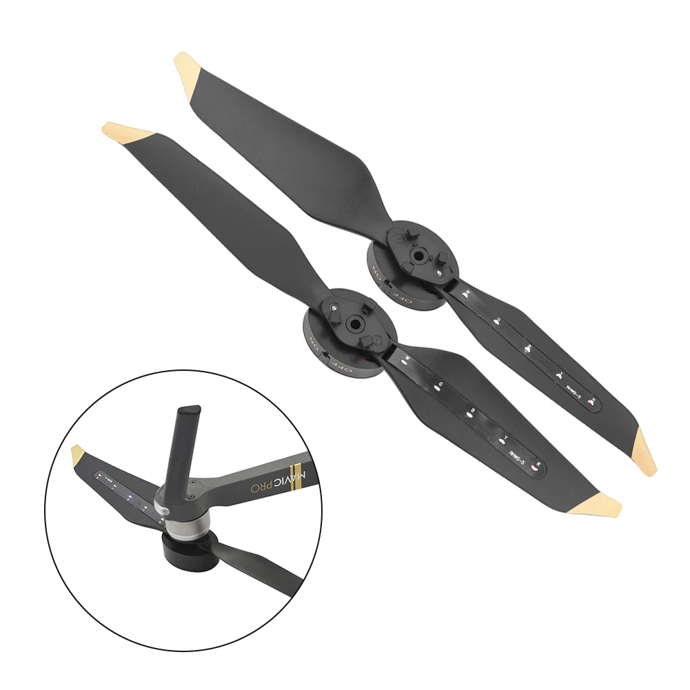 Mavic 8331 малошумные быстросъемные пропеллеры черные для Pro серии в наличии