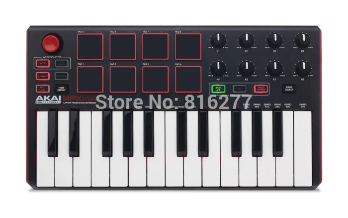 AKAI MPK MINI MK2 25 keys MIDI controller Keyboard control | Электроника