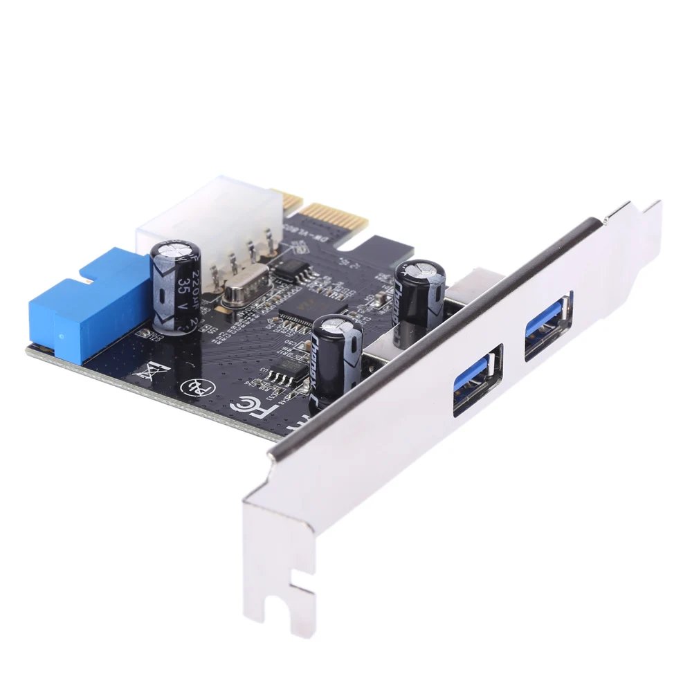 Плата расширения PCI Express с 2 портами USB 3 0 4-контактным разъемом | Компьютеры и офис