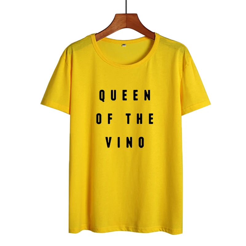 Футболка с надписью Queen забавная футболка of The Vino Tumblr хипстерские женские топы