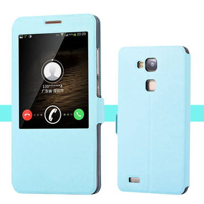 Открывающееся окно чехол s для huawei Ascend Коврики 7 Чехол MT7-TL10 MT7-CL00 MT7-TL00 задняя крышка флип кожаный чехол для huawei Коврики 7 MT7