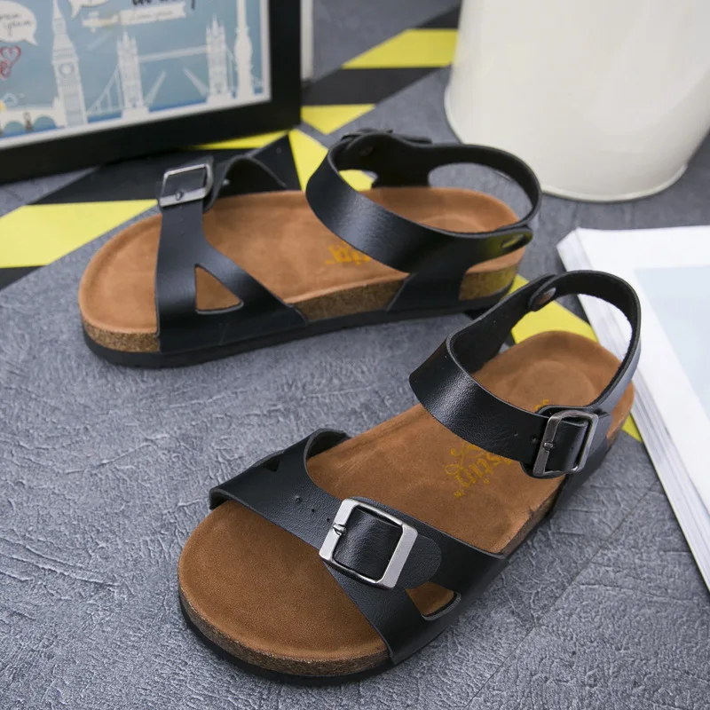 Модная пробка сандалии шлепанцы Новинка 2019 года женская повседневная обувь