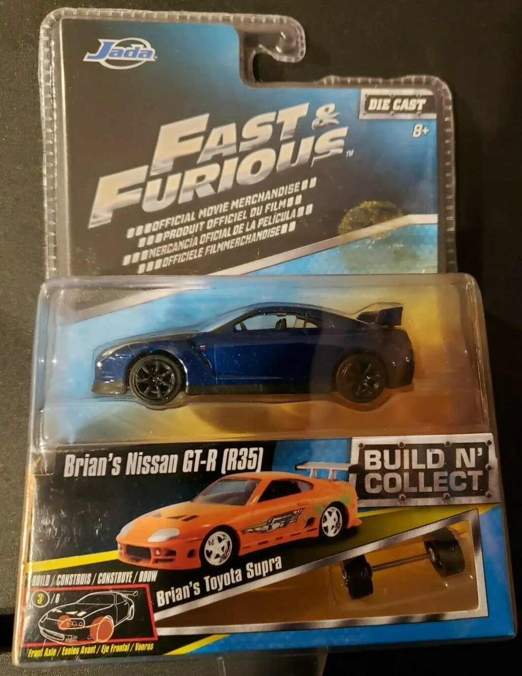 Игрушечный автомобиль Ja da 1:64 Niss an GTR R35 из сплава игрушки для детей литые модели